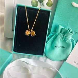 Tiffany & Co Gold Heart Pendant Necklace